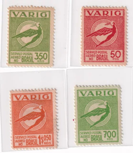 Brazil Stamps 1930's - Varig MNG small set -