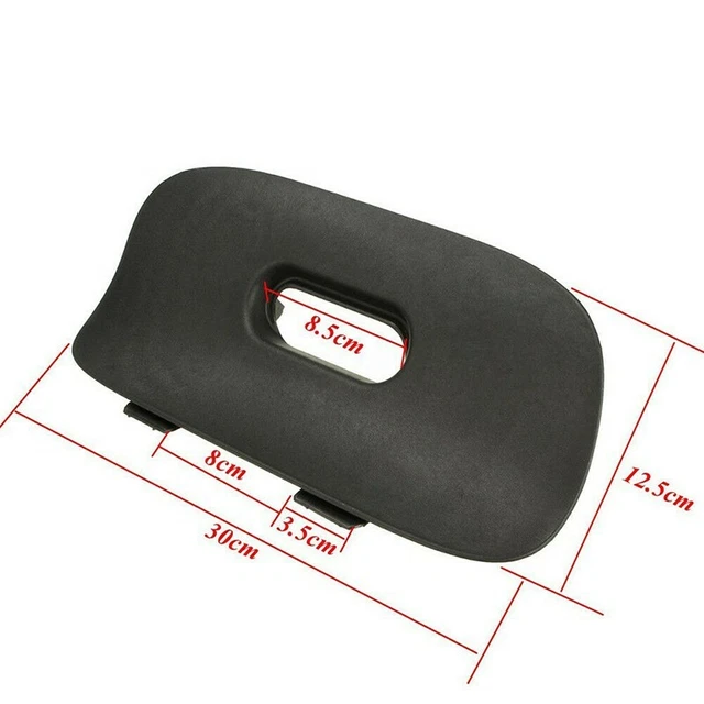 Cache De Crochet De Remorquage Pour BMW X5 E70 Arrière Droit - Noir, Plastique, Référence OE 51127158448