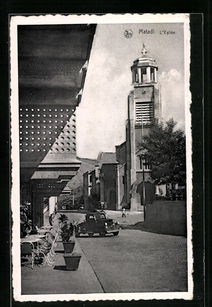 CPA Matadi, L´Eglise 1916