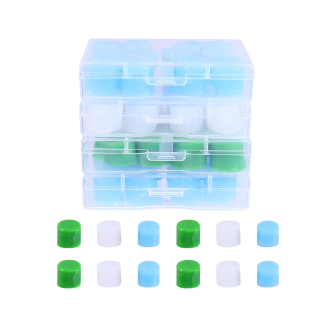 24 paia tappi per orecchie per dormire tappi per orecchie in silicone acqua multifunzione