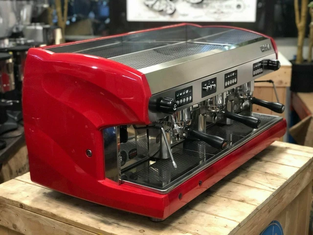 Wega Polaris 3 Gruppi Rossa Macchina Caffe' Espresso Caffe' Commerciale... 9