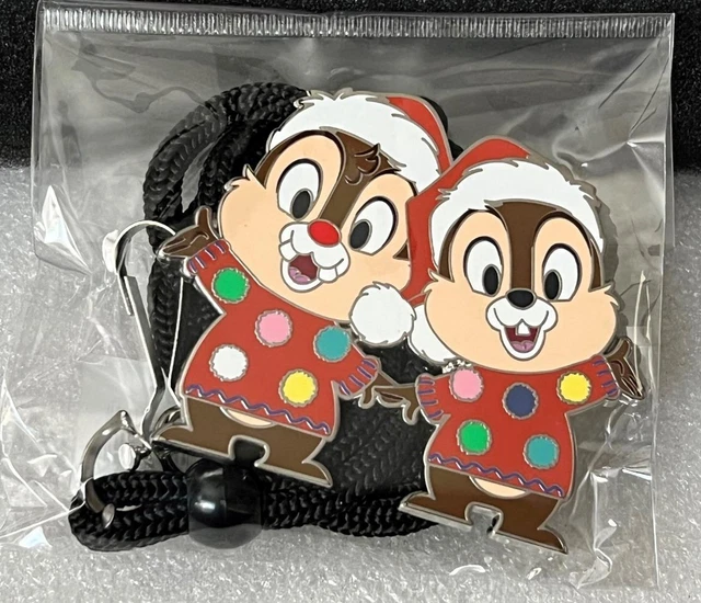DISNEY CAST DEC Chip and Dale Christmas 2023 Bolo Lanyard NOT for Pins