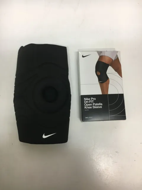 Nike Unisex – Erwachsene Pro Open Patella Kniebandage, Schwarz, XL