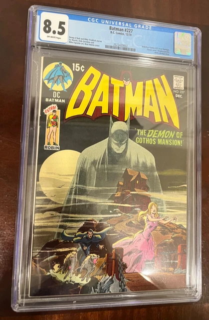 Batman 227 CGC 8.5!  Iconic cover!  Neal Adams cover!