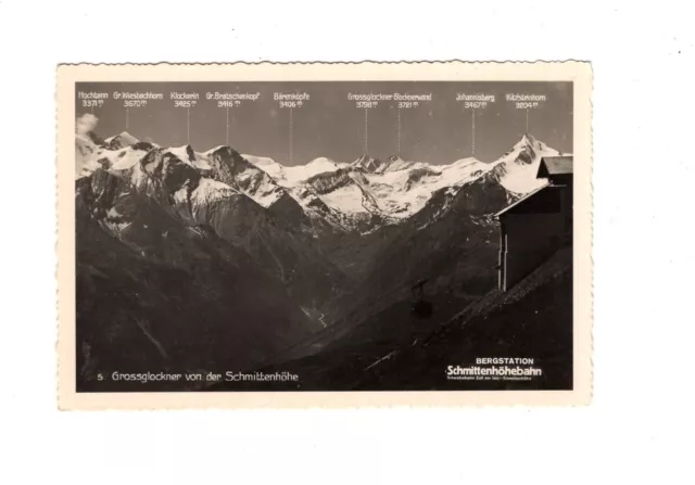 AK Ansichtskarte Großglockner von der Schmittenhöhe