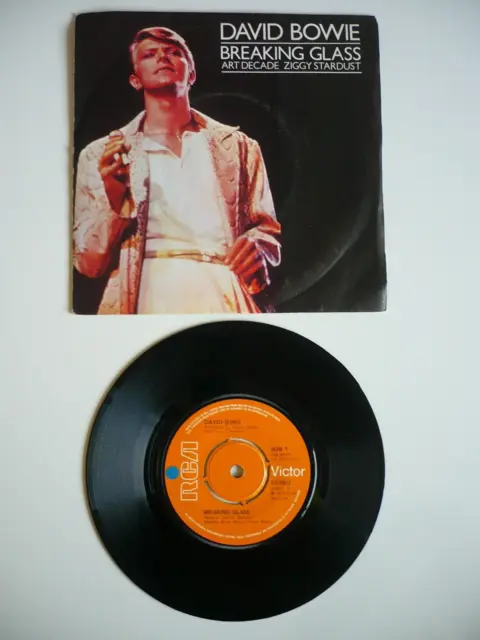 David Bowie Breaking Glass 7" Vinyl UK 1978 RCA 1st Press Gates Getas Single EXC