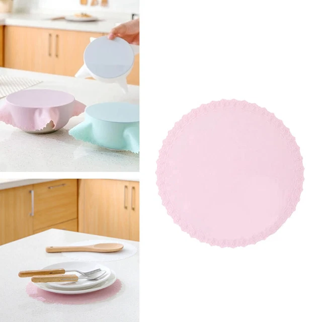 Coperchi contenitore riutilizzabili pentola in silicone avvolgimenti da cucina scalabili