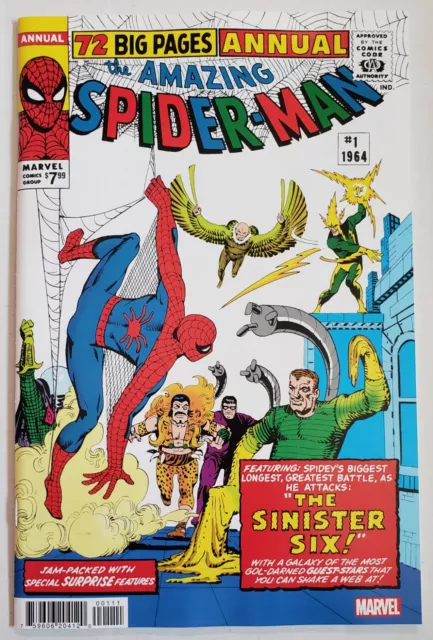The Amazing Spider-Man Annual #1 NM 1st App Sinister Six Marvel Comics Facsimile