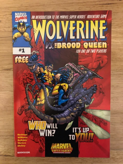 Wolverine Brood MARVEL COMICS WOLVERINE vs THE BROOD QUEEN GAME PREVIEW D4a09/2 $9.99 ...