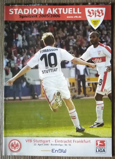 Programm Bundesliga 2005/06 VfB Stuttgart - Eintracht Frankfurt