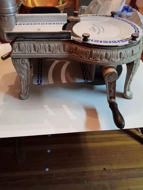 Antique Hand Crank Cast iron Enameled Alexanderwerk westfalia Germany ... Antique Hand Crank Cast iron Enameled Alexanderwerk westfalia Germany ...
