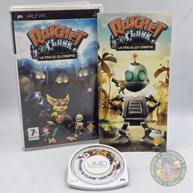 Ratchet & Clank : La Taille, ça Compte Sur Sony PSP, PAL, Complet, Bon état