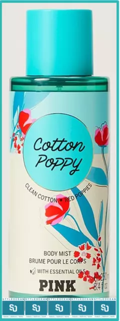 Victoria's Secret ROSA Nuevo | ALGODÓN AMAPOLA | Jardín Fiesta Cuerpo Niebla 250ml