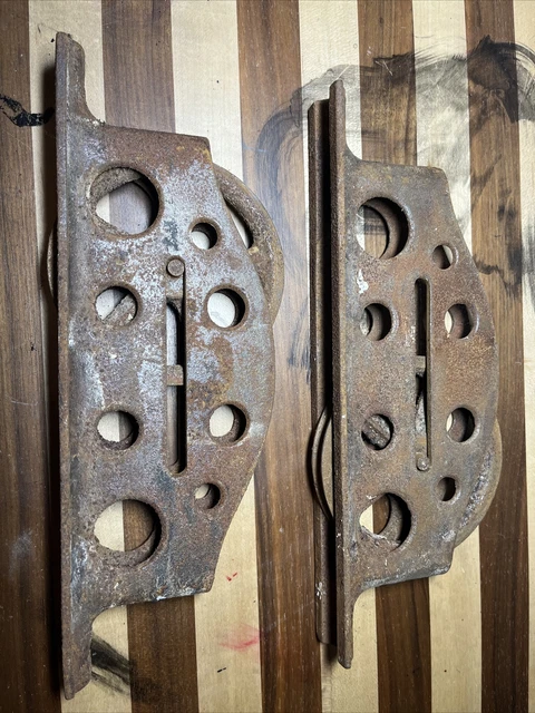 Massive Antique Pocket Door Rollers