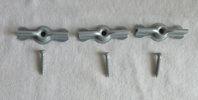 Cabinet bow tie turn latch 2" Lot of 3 jelly cupboard pie safe lt doors Hoosier