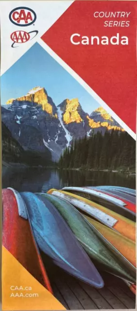 New AAA/CAA CANADA ROAD MAP  Highway Tour  CAN  ALL COUNTRY PROVINCES  2021