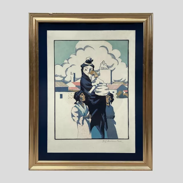 RENÉ GEORGES HERMANN PAUL (1864 — 1940) Xilografía, edición limitada y firmada