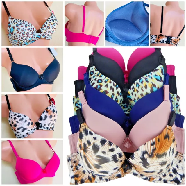 MAX LIFT POWER Wired Add 2 Cup Sizes T-Shirt Extreme Padding Push Up Bra  brasier $13.98 - PicClick