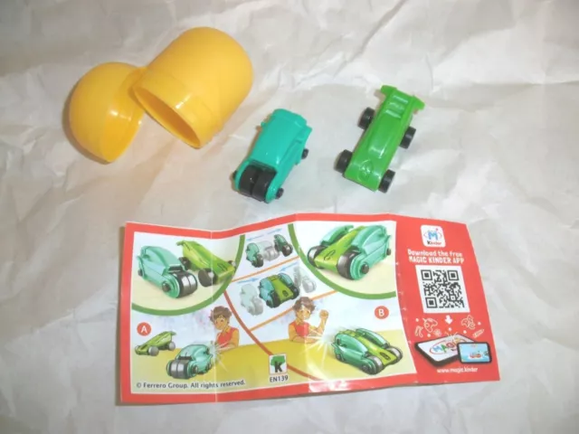 Ü-Ei Spielzeug - Sprinty Transformer Cars EN139 mit BPZ + Kapsel *NEU*