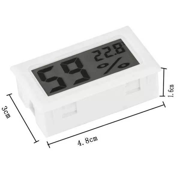 Igrometro Digitale + Termometro Mini LCD Display Tester Umidità Temperatura