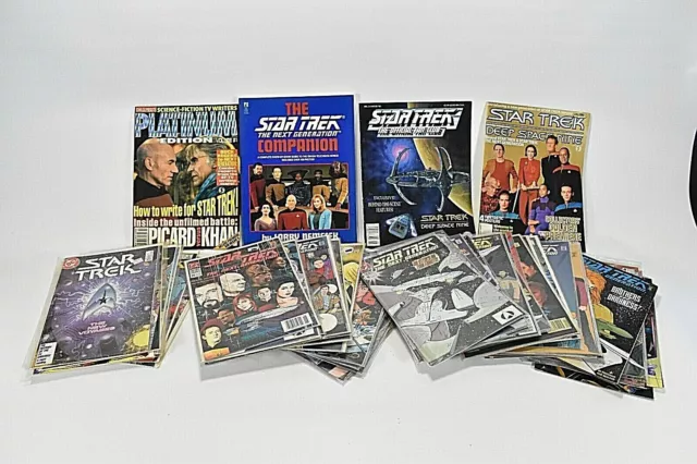 62 Star Trek: The Next Generation/ Deep Space Nine Dc Malibu Lot Comic Books
