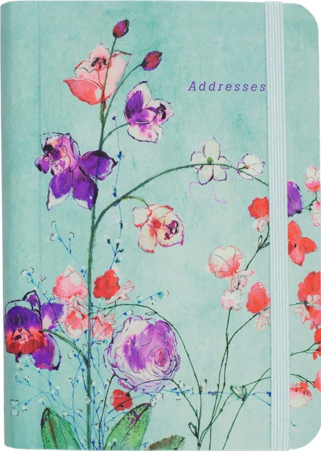 Fuchsia Blooms Address Book NEW