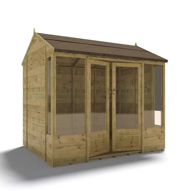 Project Timber Pressure Treated Apex Garden Summerhouse Home Office Gym Sun Room