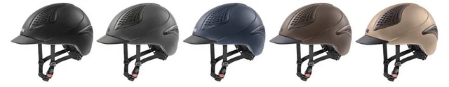 Damen Herren Reithelm Reitkappe Exxential II Uvex schwarz braun blau Auswahl