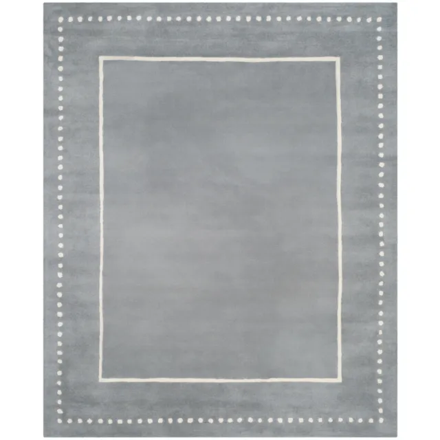 SAFAVIEH Bella BEL151D Handmade Silver / Ivory Rug