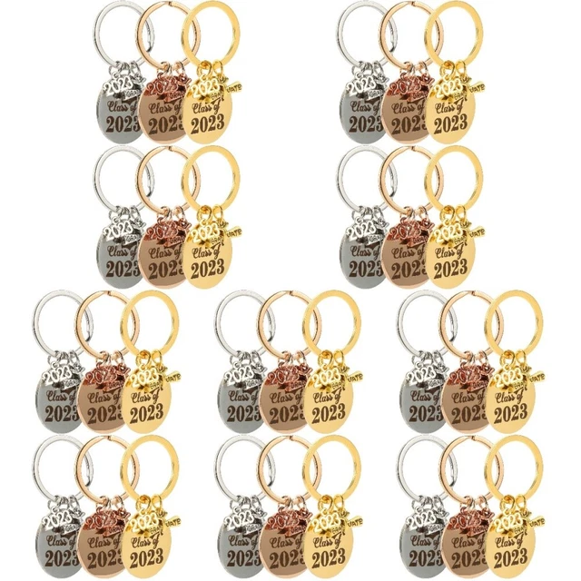 10x Class of 2023 Grad Keychain Gift Graduation Gift Pendant Keychain