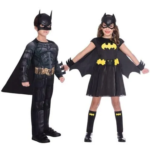 UFFICIALE BAMBINI SUPEREROE Dark Knight Batman Classic Batgirl Costume EUR  50,10 - PicClick IT