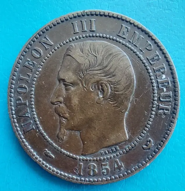 Napoléon III module de 10 centimes chambre de commerce de Lille 1854