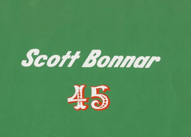 Scott Bonnar Model 45 Vintage Mower Chain Cover Decals