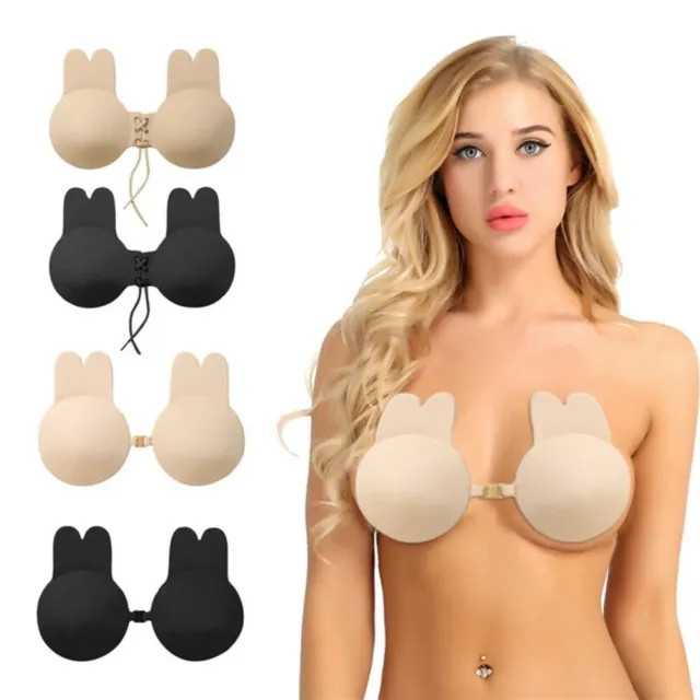 US_1 Pair Sexy Women Invisible Push up Bra Nipple Covers Breast Lifts Tape Soft