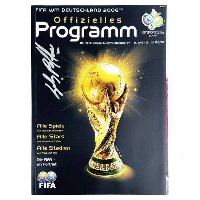 Signed Gianluigi Buffon Programme - World Cup Winner 2006 +COA