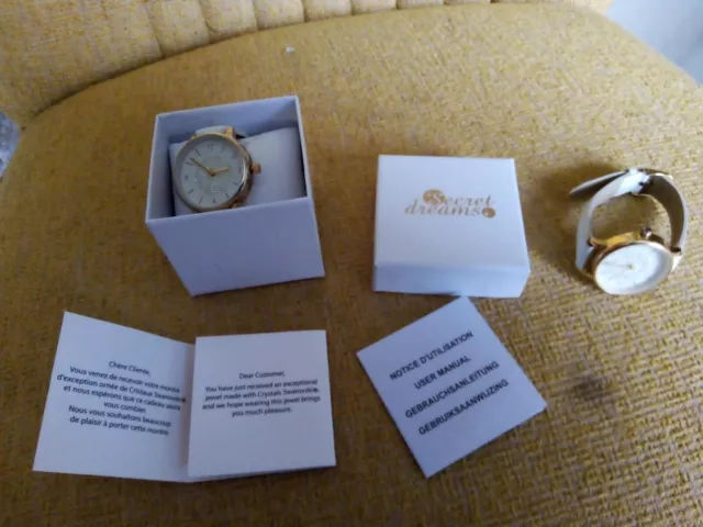 Secret Dreams Ladies Watch With Swarovski Crystals boxed  and another