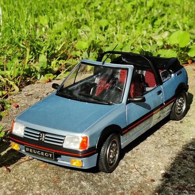 Voiture Solido Peugeot 205 Cti Mk1 Bleu Azzuro 1989 1:18 Neuf Boite S1806203