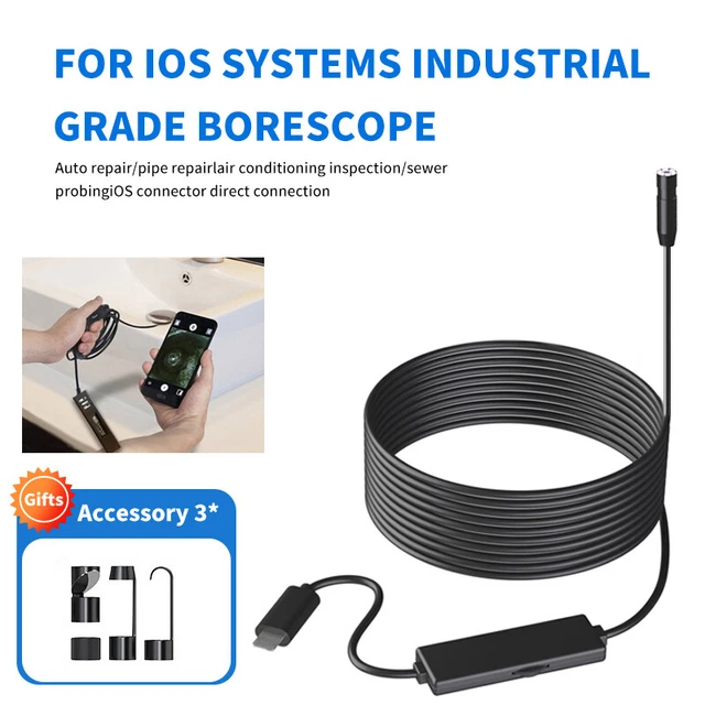 Gadget Compleanno Bambini Endoscopio Per Smartphone, Aopick 1920P - Foto 10