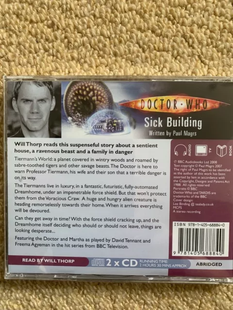 Doctor Who Sick Building Audio CD 2