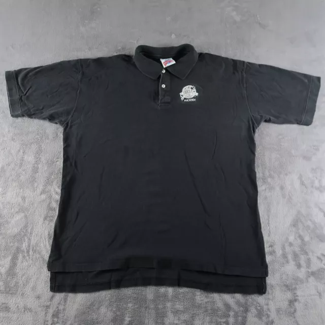 Vintage 90s Planet Hollywood Phoenix Polo Shirt Mens XL XLarge Black Made In USA