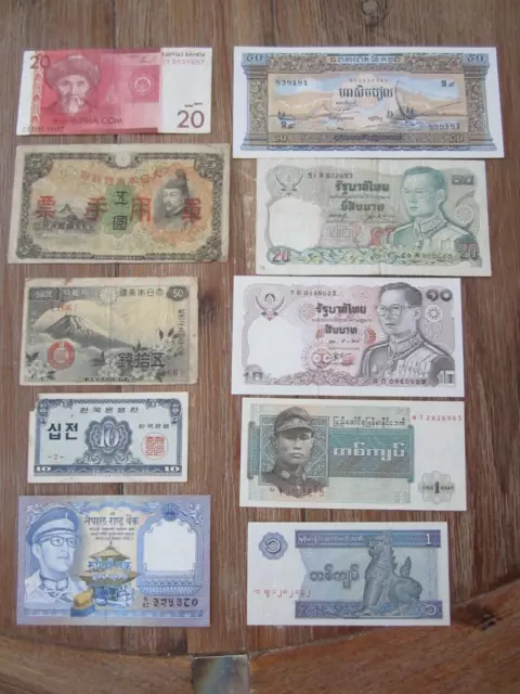 World collection of notes all different TN2 Cheap
