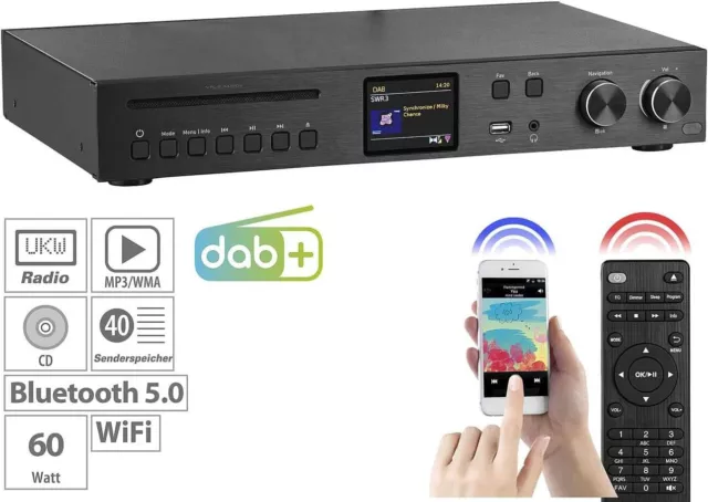 DAB FM UKW Radio Antenne Magnetfuß 3m Kabel für HiFi Stereo-Empfänger  Verstärker