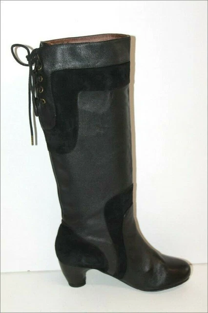 Bottes Cavalières CAMPER En Cuir Grainé Noir – Pointure 37 – Occasion Très Bon état