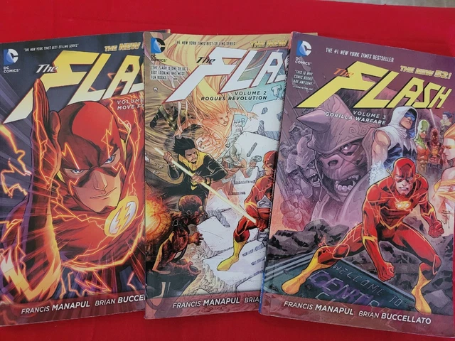 The Flash 6 Graphic Novels 2012 DC Move Forward, Rogues Revolution, more