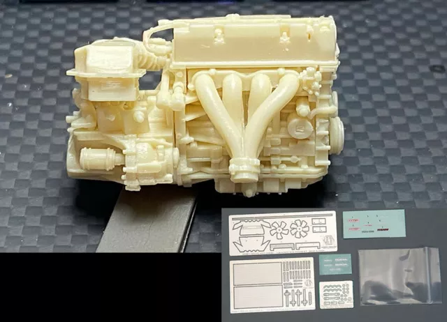 HOBBY DESIGN 1/24 Resin Kit Honda K20A Engine VTEC Detail up set