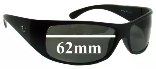 SFx Replacement Sunglass Lenses fits Ray Ban RB4108 - 62mm Wide