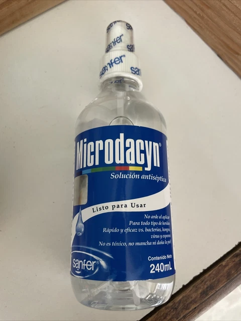 Microdacyn Virus Antiséptico Bacterias Hongos Heridas Bacterias