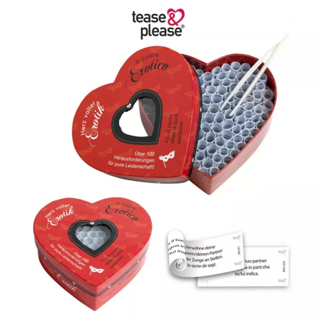 Cuore pieno di passione, gioco per coppie Tease & Please couples game