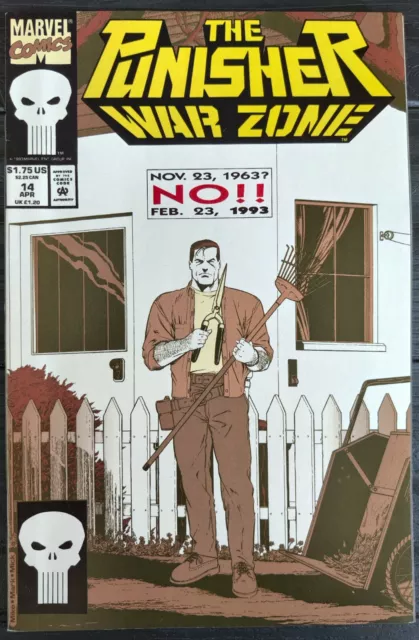 Marvel Comics The Punisher War Zone #14 April 1993 John Romita Jr Vintage Comic