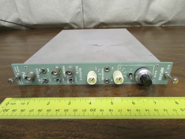 ND 510 ADC Modulo Nucleare Dati Ampplificatore Canberra Nim Cestino Plugin
